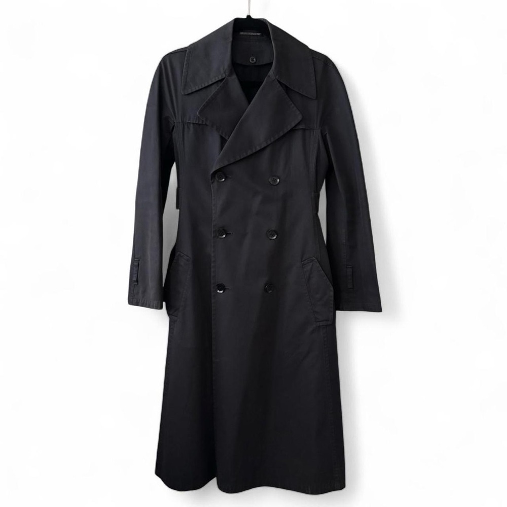Yohji Yamamoto Black Trench Coat